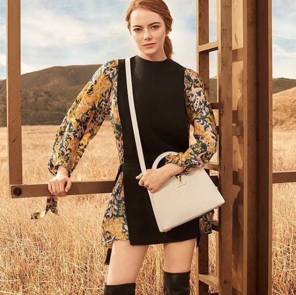 Мода в пустыне: новая рекламная кампания Louis Vuitton с Эммой Стоун