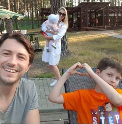 Сергей Притула показал жену и детей