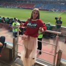 Виктория Боня на матче Бельгия-Тунис похвасталась грудью