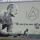 Граффити с изображением покойного лидера Linkin Park появилось в Петербурге