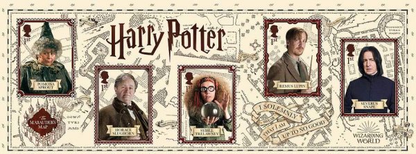 Персонажей «Гарри Поттера» увековечили в новых уникальных марках