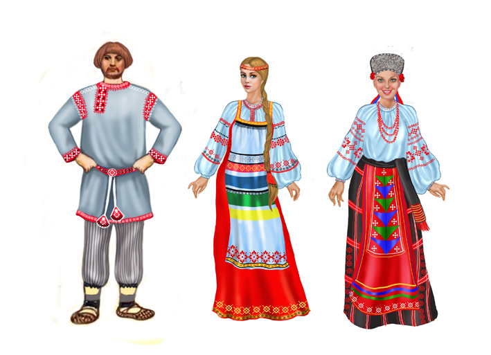 Русские народные костюмы для детей