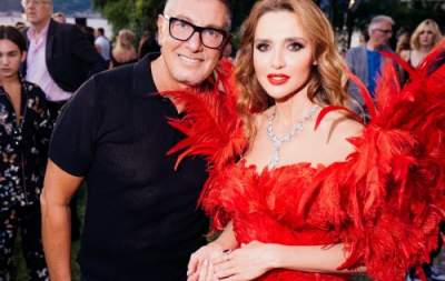 Оксана Марченко посетила показ D&G в роскошном платье